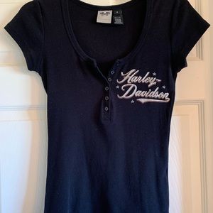 Womens Short Sleeve Harley-Davidson T-shirt
